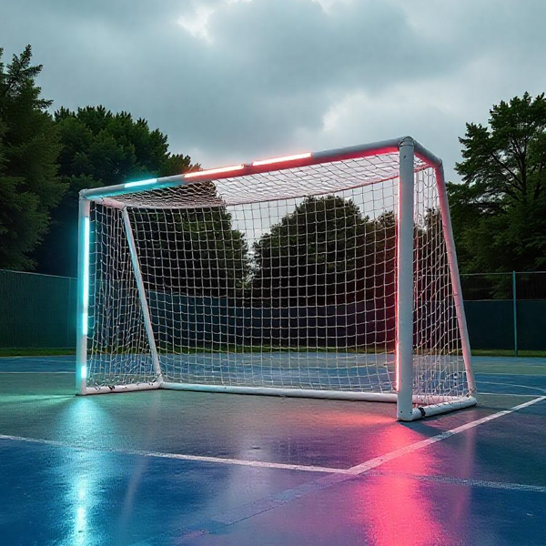 PAR DE TRAVE DE FUTSAL - COM REQUADRO MONOBLOCO