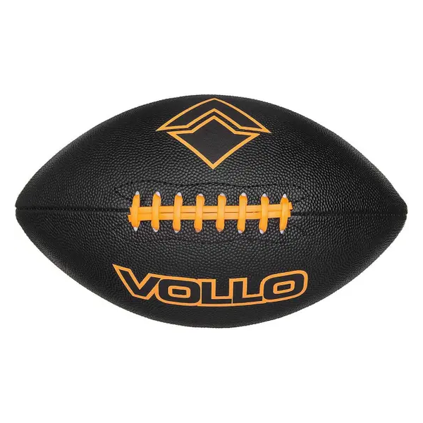 BOLA DE FUTEBOL AMERICANO PRETA - VOLLO